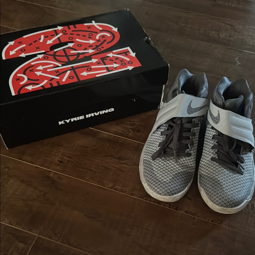 Nike Kyrie Irving Gray Basketball Sneakers